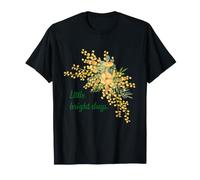 Mimosa Flower Pattern Little Bright Days Natural Spring Color Flower Design T-Shirt