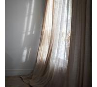 Mimou - Ellie Curtain Double Width 290x250 cm, Natural Pink - Natural Pink