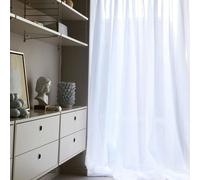 Mimou - Grace Curtain Double Width 290x250 cm, Chalk White - Chalk White