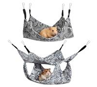 mimzemamz Cage for Ferrets, Guinea Pig Cage Rats Pendant of One and Two Layers with 2 in 1 Design, Cages for Guinea Pigs, Ferrets, Gluttons, Rats, Small Animals and Hamsters