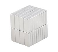 MIN CI 10x4x2mm Neodymium Magnets Strong, 80Pcs Mini Magnets Small Fridge Magnet, Plates Rectangular Magnet Bar Magnetic for Crafts