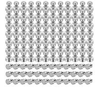 MIN CI 120 Packs Neodymium Magnets Magnetic Push Pins, 12 x 16 mm Mini Magnets Strong Round Fridge Magnets for Whiteboard, Crafts, Office, Map, Photo