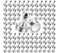 MIN CI 120Pack Strong Fridge Magnets 10x16mm Magnetic Whiteboard Magnet, Small Magnets Magnetic Push Pins Magnet for Crafts Noticeboard Refrigerator