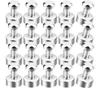 MIN CI 20Pack Strong Fridge Magnets 12x16mm Magnetic Whiteboard Magnet, Small Magnets Magnetic Push Pins Magnet for Crafts Noticeboard Refrigerator