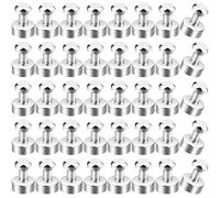 MIN CI 40Pack Mini Fridge Magnets Strong, 12x16mm Small Magnets for Crafts, Magnetic Pins, Magnet for Whiteboard Noticeboard Kitchen Refrigerator