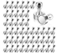 MIN CI 45Pack Strong Fridge Magnets 10x16mm Magnetic Whiteboard Magnet, Small Magnet Magnetic Push Pins Magnets for Crafts Noticeboard Refrigerator