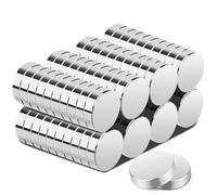 MIN CI 80Pack Small Magnets 8mm x 2mm Fridge Magnet Tiny Mini Magnet for Crafts Round Magnets, Office Magnete, Neodymium Magnete for Whiteboard