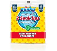 MIN-KY Super Absorbent Anti-Bacterial Soak Ups - 2 Pack | Odor Control, Leak Protection Pads for Home, Pets, or Travel