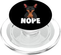 Min Pin Miniature Pinscher Dog PopSockets PopGrip for MagSafe