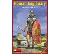 MiniArt Mini Art 16005 1:16 Figure Roman Legionary 1st Century AD Faithful Replica Model Building Plastic Kit Craft Hobby Gluing Model Kit Assembly Unpainted