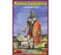MiniArt Mini Art 16005 1:16 Figure Roman Legionary 1st Century AD Faithful Replica Model Building Plastic Kit Craft Hobby Gluing Model Kit Assembly Unpainted