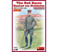 Miniart 1:16 Scale The Red Baron Manfred von Rihthofen WWI Flying Ace Plastic Model Kit