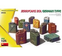 MiniArt 1:24 Accessories Kit - Jerrycans 20L German Type (1942) - MA24002