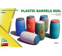 MIN24011 - Miniart 1:24 - Plastic Barrels 200L