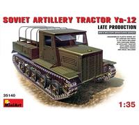 Miniart 1:35 Scale Ya-12 Late Prod Soviet Artillery Tractor Plastic Model Kit, Camouflage