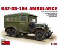 Miniart 1:35 Scale GAZ-05 194 Ambulance Plastic Model Kit