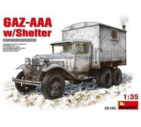 Miniart 1:35 Scale GAZ-AAA With Shelter Plastic Model Kit