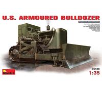MiniArt Plastic Model Kit U.S. Armoured Bulldozer 1:35 #35188