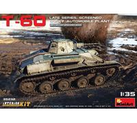 MiniArt Model Kit, t-60 gorky plant w/ interior late, 1:35 Scale, 14+, MIN35232