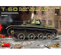 Miniart 35260 - 1/35 T-60 (Plant No.37, Sverdlovsk) Prod.spring 1942. Interior