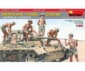 MIN35278 - Miniart 1:35 - German Tank Crew 'Afrika Korp' Spec Edt