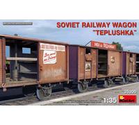 MIN35300 - Miniart 1:35 - Soviet Railway Wagon 'Teplushka'