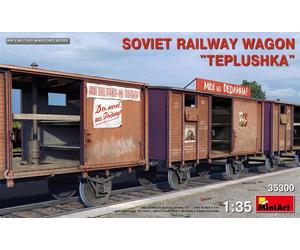 MIN35300 - Miniart 1:35 - Soviet Railway Wagon 'Teplushka'