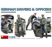 MiniArt Figure Kit 35345 German Drivers and Officers 1:35 Plastic Model Kit