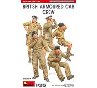 1:35 MINIART Figures Military British Armoured Car Crew Kit MA35387 Model