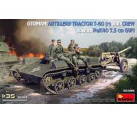 Miniart 1:35 - German Tractor T-60(r) w/ PaK40 Gun & Crew