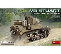 Miniart 1:35 - M3 Stuart Light Tank, Initial Prod