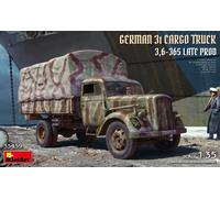 MIN35459 - Miniart 1:35 - German 3t Cargo Truck 3,6-36s Late Prod