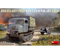 MIN35485 - Miniart 1:35 - RSO/01 Early Prod, w/ 7.5cm Pak 40 & Crew