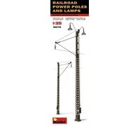 Miniart 1: 35 - Railroad Power Poles and Lamps