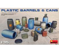 Miniart 1: 35 - Plastic Barrels & Cans