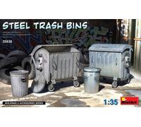 Miniart 1:35 - Steel Trash Bins