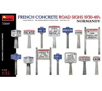 MIN35669 - Miniart 1:35 - Concrete Signs France 1930-40's Normandy
