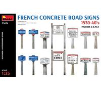 Miniart 1:35 - Concrete Road Signs, France 1930-40s, N & E