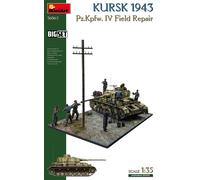 Miniart 36062 - 1:35 Big Set Kursk 1943 PZ.KPFW.IV Field - New