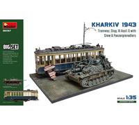 Miniart 1:35 - Kharkiv 1943 - Tram & Stug III Ausf.G Big Set
