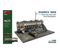 Miniart 1:35 - Kharkiv 1943 - Tram & Stug III Ausf.G Big Set, Molded Color