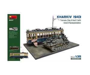 MIN36067 - Miniart 1:35 - Kharkiv 1943 - Tram & StugIII Ausf.G Big Set