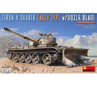 MiniArt 1:35 Unassembled Plastic Model Kit Tiran 4 Sharir Early Type w/ Dozer Blade MIN37044