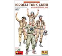 Miniart MIN37086 1:35-Israeli Tank Crew, Yom Kippur War, Unpainted