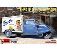 Miniart 1:35 - Tempo E400 Kastenwagen 3 Wheel Box Track