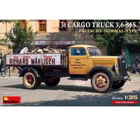 Miniart 1:35-3t Cargo Truck, 3,6-36S Pritsche Normal Type