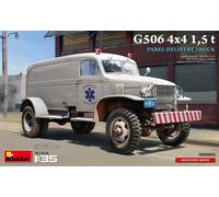 MiniArt Model Kit G506 4x4 1.5 t Panel Delivery Truck 1:35 - 38083