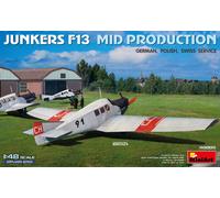 Miniart 1:48 - Junkers F13 Mid Prod, German,Polish,Swiss