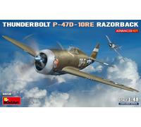 MiniArt Plastic Model Kit - P-47D-10RE Thunderbolt Razorback 1:48 - Advanced Kit #48030