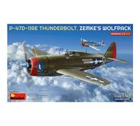 MiniArt 1:48 Scale Model Kit P-47D-11RE Thunderbolt Zemke's Wolfpack Advanced Kit 48034
